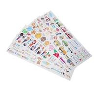 3 Sheets Colorful Animal Alphabet Wall Decals | Peel and Stick Pvc, Matte Finish, Removable Damage Free, Supports Early Math and Easy Installation