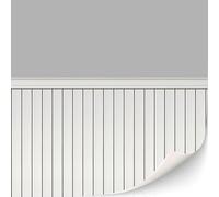 3 Sheets Self-Adhesive Brick Wall Cladding for Dollhouses Scale 1:12 (Wood Panelled Wall (Grey)