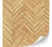 3 Sheets Self-Adhesive Flooring for Dollhouse 1:12 Scale (Herringbone Parquet)