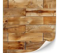 3 Sheets Self-Adhesive Flooring for Dollhouses Scale 1:12 (Honey Oak)