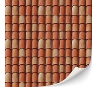 3 Sheets Self-Adhesive Roof Tiles and Shingles for Dollhouses Scale 1:12 (Finca Roof Tiles)