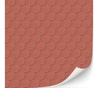 3 Sheets Self-Adhesive Roof Tiles and Shingles for Dollhouses Scale 1:12 (Roofing Felt Shingles)