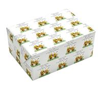 3 Sheets Thank you Teacher Wrapping Paper, Bees Design Greetings Modern Thank you Present Wrap Teachers' Day Giftwrap to the Wonderful Teaching (Teacher)