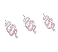 3 Sheets Yeahgoshopping Realistic Big Size Red Snake Waterproof Temporary Tattoo Stickers For Women Men Body Art Waist Decals Fake Tattoo