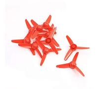 3 Shovels Propeller Wing Airplanes Flying Propeller Airplane Propeller Technology Toy Accessories 10 Piece Red