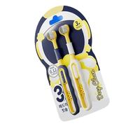 3 Side Autisms Toothbrush Kids Soft BristlesToothbrush Soft Gentle Cleans Each Tooth to Completely Covers the Autisms Sensory