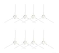 3-Side Robot Vacuum Cleaner Side Brushes, 8-Pack, Compatible For Series 20/40/45/50 Models, Enhanced Cleaning Efficiency, Scratch- Floor Protectsion, for Home Use