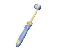 3 Side Toothbrush - Astronaut Design Toddler Manual Toothbrush | Soft Bristle Travel Toothbrush For | Modern Three-Head Toothbrush | Good Angle To Do