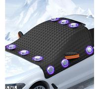 3-Side Winter Car Windshield Snow Cover for Ford Kuga/Puma/Puma Gen-E/Mustang GTD 2024-, Front Window Windshield Frost Snow Covers Magnetic,A 230 * 148cm