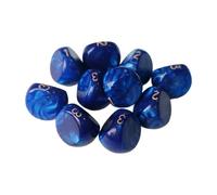 3 Sided Dices Acrylic Playing Table Board Game with Bright Number for Family Party Activity Classroom Teaching Aid Vibrant Color Dices