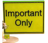 3-Sided Indicator Signs - Do Not Disturb Desktop Sign | Desk Accessories for Business Work | Disturb Desk Sign | Conference Room Sign | College Dorm Decor | Desk Accessories for Business Work