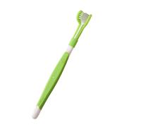 3-Sided Toothbrush,3-Sided Soft Hair Toothbru/sh,Sensory to/othbrush of 360 Cleaning,Triple Headed Dirty Remover for Pets and People,Large Angle Soft Complete Teeth and Gum Care,Dog Tooth Cleaner