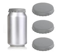 3 Silicone Beverage Can Lids, Dustproof Standard Beverage Can Lids, Reusable Pop Can Lids, Food Protection Lids for Water Cups, Beer Cans, Soda Water Bottles, Soda Cans