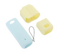 3 Silicone Protective Case, Shockproof Anti Slip Handheld Camera Cover Yellow and Blue, Soft Case Compatible with Osmo 3 Creator Combo, Lightweight Screen Protector Grip