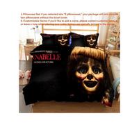 (#3, Single (135cm × 200cm)) Horror Annabelle 3D Bedding Set Quilt Duvet Cover Pillowcase Single Double King