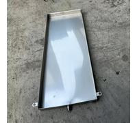 3 Size Depth Stainless Steel AC Condensate Tray With Drain Pipe Heavy Duty Water Heater pan Washing Machine Drip Catcher Floor Protection Tray Stainless Steel Drip Trays(36x16x2in/90x40x5cm)