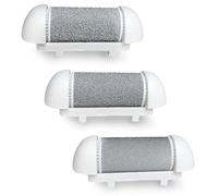 3 Size Replacement Roller Refill Heads Coarse Micro Pedi Replacement Rollers White Electric Foot File Heads Foot Care Utensils for Cracked Heels Dead Skin Foot Callus Remover
