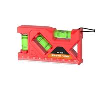 3 Size Spirits Levels with Scale 2 Different Bubble 45/90°/180 Horizontals Ruler Angles Finding Spirit