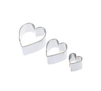 3 Size Stainless Steel Heart Flower Round Cloud Bear Shape Cookies Cutters Fondant Cake Decorating Tools Mold Kitchen Bakeware
