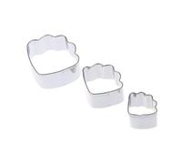 3 Size Stainless Steel Heart Flower Round Cloud Bear Shape Cookies Cutters Fondant Cake Decorating Tools Mold Kitchen Bakeware