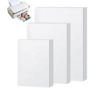 3 Sizes 120 Sheets Glossy Photo Paper, 230gsm White Photo Printer Paper Photographic Paper for Printer Variety Size A4 4x6 in 3.5x5 in