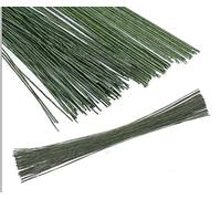 3 Sizes Floral Stem Wire Green Wire Paddle Wire for Crafts Christmas Wreaths Tree Garland and Floral Flower for Bouquet Stem Wrap Florist Wreath Making And Flower Arrangement Supplies