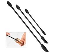 3 Sizes Mini Spatula Dough Scraper Slim Flexible Small Silicone Dough Spatula Set Piece Small Rubber Spatula Mini Makeup Spatula Dough Scraper Spatula for Kitchen for Beauty and Kitchen Reusable