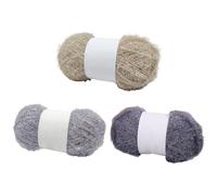 3 Skeins 50g Sparkly Scrubby Yarn for Dishcloths 100% Polyester Yarn Quick Dry Dishcloth Crochet Knitting Yarn Assorted Color Scrubby Crochet Yarn