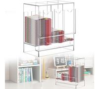 3 Slot Acrylic Booster Pack Dispenser, Clear UV Protection Card Pack Dispenser, Business Card Dispenser & Collector Booster Box Case Compatible With Sports Card Packs & Trading Card Tabletop Display