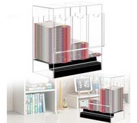 3 Slot Acrylic Card Pack Dispenser, Clear UV Protection Booster Pack Dispenser, Business Card Dispenser & Collector Booster Box Case Compatible with Sports Card Packs & Trading Card Tabletop Display