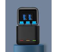 3-Slot Battery Charger Storage Charging Case Box With 3 Colored Indicator Display For GoPro Hero 9 Black Spare Part