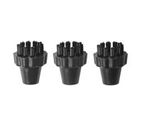 3 Small Black Brushes For The Polti Steam Cleaner PAEU0250