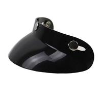 3-Snap Motorcycle Helmet Peak Lens, Entweg Universal Black 3-Snap Motorcycle Helmet Peak Lens Open Face Sun Shade Visor Shield