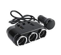 3 Socket Cigarette Lighter Splitter DC12V to 24V, Fast Charging, Portable Lightweight USB Car, Multi Function and One Towing Three Design, Suitable for Various Car Models