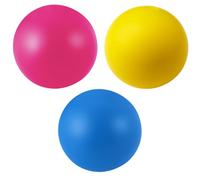 3 Soft Rubber Balls for Bat and Ball Games - Paddle Set Game, 38mm Small and Soft Rubber Balls for Outdoor and Beach Games, Great for Children's Games and Boosts Hand-Eye Coordination