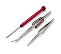 3 Soldering Tools Tweezers & Titanium Solder Pick Set for Jewelry Making Repairs