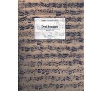 3 sonatas BWV1027-1029: for viola da gamba and Bc facsimile of score and voices.