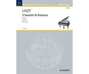 3 Sonetti di Petrarca piano Liszt Schott Music Saddle-wire stitching