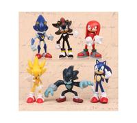 (#3-Sonic) Sonic The Hedgehog Action Figures Doll Model Collectible Toys Kids Gifts