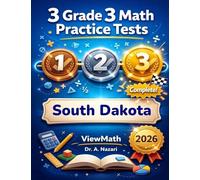 3 South Dakota SBA Grade 3 Math Practice Tests: Full-Length Test Prep with Detailed Answer Explanations