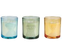 Set of 3 Scented Candles SHEER JOY Soy Wax Fresh Notes