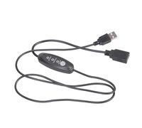 3 Speed Adjustable USB Fan Controller Extension Cable Compatible with 5V Devices 3A 1M USB Fan Controller