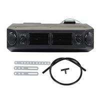 3 Speed Automotive Car Air Conditioning Evaporator Assembly Unit with Outlet Vents Universal Under Dash AC System for Left Driving Vehicles Trucks RVs ABS and Metal Alloy Material (12V)