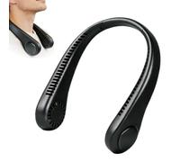 3 Speed Bladeless Wearable Neck Fan, Quiet Rechargeable Cooling Blower - Hands-free design, ideal for travel camping sports, for men women
