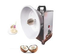 3-Speed Electric Coconut Scraper & Grater Machine - Commercial Coconut Shredder with Blade Dust Cover, Efficient Meat Removal Tool for Coconut Processing
