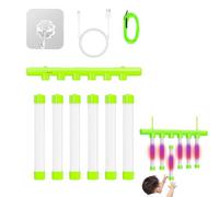 3-Speed Falling Sticks Game, Luminous Hand-Eye Coordination Training Toy with Quick Reaction, Fun Gift for Kids & Adults, Yellow Blue Light-Up Version (B)