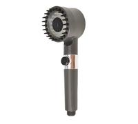 3 Speed High Pressure Shower Head Adjustable ShowerHead Filter with One-Key Stop Shower Bathroom Accessories(Grey Shower A)