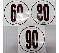 3 Speed Limit Bus Tractor Lorry. Adhesive 60 + 80 + 90 KM/H