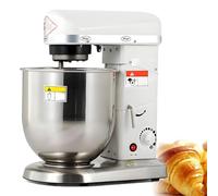 3-speed planetary mixer for baking | 5L capacity, 110v, includes dough hook, whisk and beater, suitable for commercial and heavy duty use