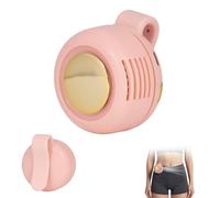 3 Speeds Clip Fan - Silent Bladeless 360° Rotatable Clip On Fan for Clothes, USB Rechargeable Hands Free Portable Fans for Collar Waist Fans, Summer Essentials for Outdoor Travel Office Pink
